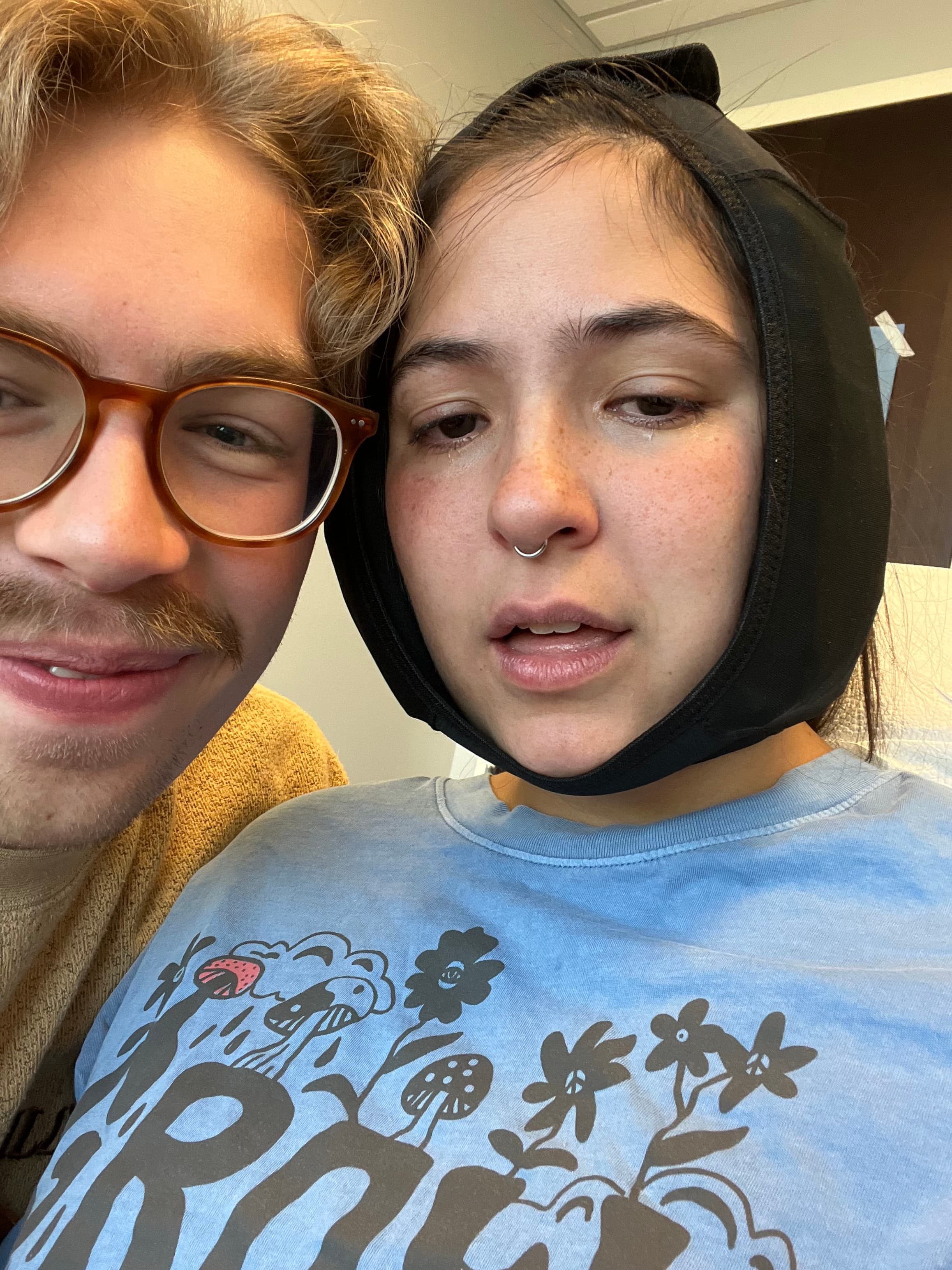 Steph after wisdom teeth removal