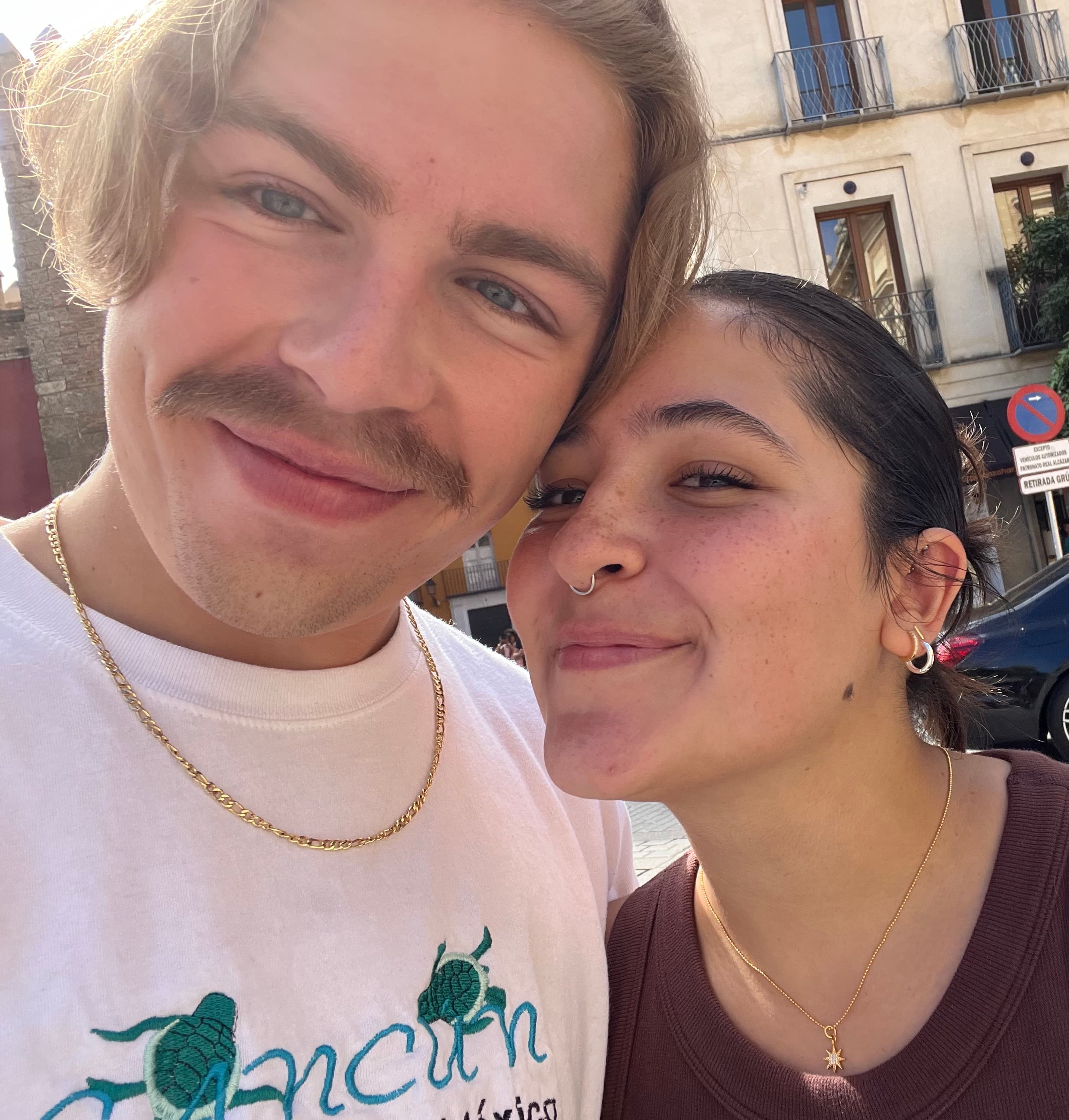 Dan and Steph in Spain