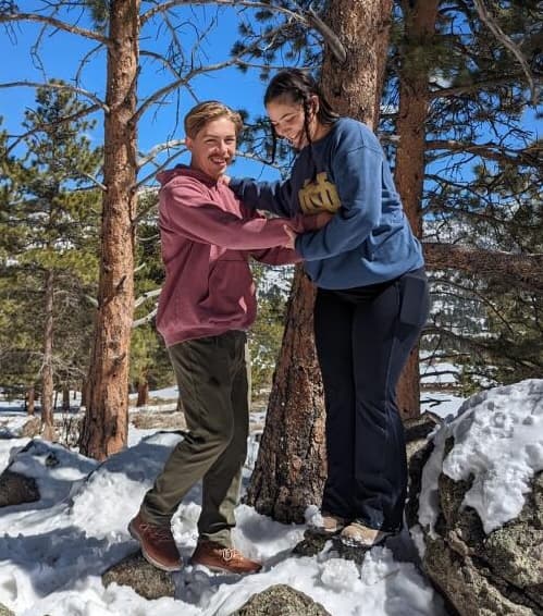 Dan and Steph in Estes Park