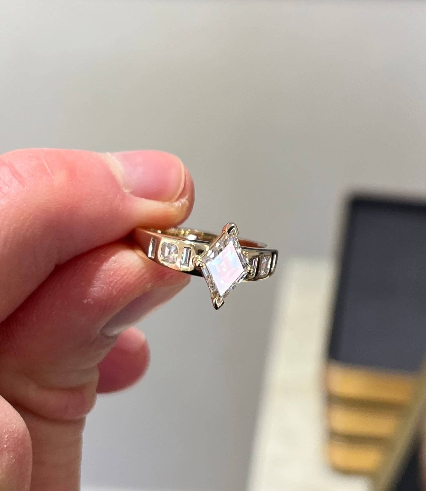 The engagement ring